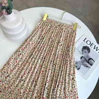 Rok Plisket Motif Korean Style / Skirt Cewek / Rok Panjang Plisket PRILLYCream