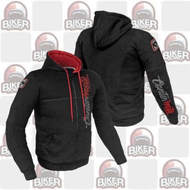 Contin Jackdaw Armored Hoodie Jacket Protektor - Hoodie Motor Harian Windproof Riding XL