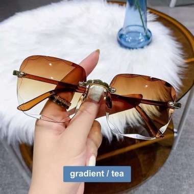 AliMaMa - KACAMATA GRADIENT - Kaca Mata Fashion Korea Wanita Pria Anti Radiasi Cat Eye Murah Medan G