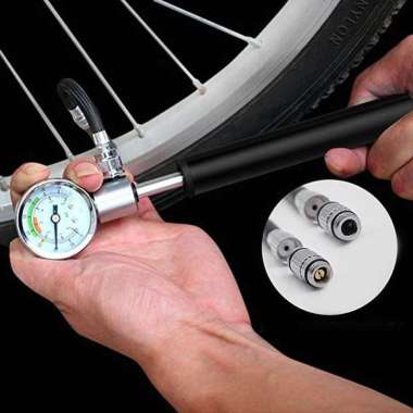 DUUTI Pompa Manual Ban Sepeda Mini Air Compressor 210 PSI 7039 Otomatis Kompresor Angin Besar Mesin 