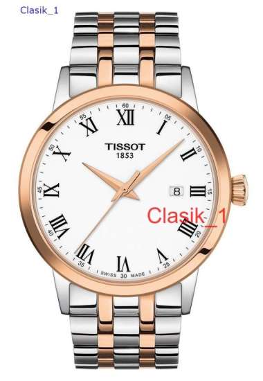 Original 100%!! Tissot T129.410.22.013.00 Classic Dream Jam Tangan Pria Analog-Steel Swiss Made Gara