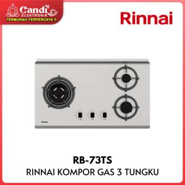 RINNAI Kompor Tanam Gas 3 Tungku RB-73TS