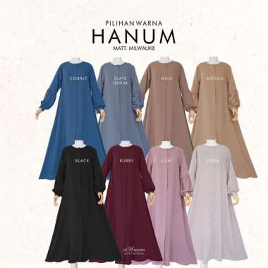 GAMIS HANUM VOL.3 BY ALHAURAA FK MILWAUKE COBALT