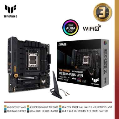 Motherboard ASUS TUF GAMING B650M PLUS WIFI Motherboard AMD B650 Ryzen AM5