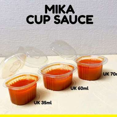 mika cup pudding agar / mika sambal + tutup sambung BELIMBING 35ml