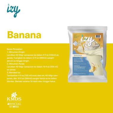 Izy Powder Drink Banana 1kg