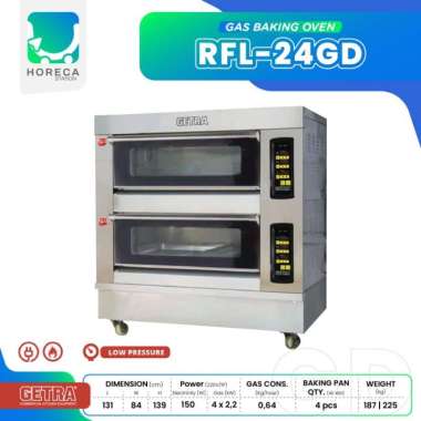 Getra Gas Baking Oven Rfl-24Gd / Rfl 24Gd / Rfl 24 Gd Multicolor