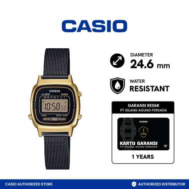 Jam Tangan Vintage Wanita General LA670WEMB-1DF Digital