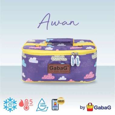 GabaG – Tas Asi – Cooler Bag – Single Handbag Bunga / Crystal / Awan / Rain Lily / Hummingbird Awan
