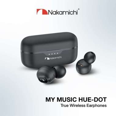 Nakamichi My Music Hue Dot True Wireless Bluetooth Earphones -White