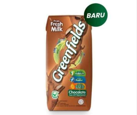Susu Greenfields UHT 200ml isi 32 kotak Coklat