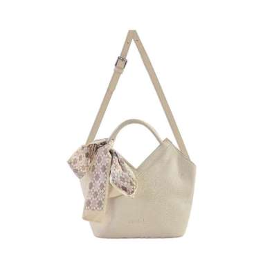 Tas Wanita Selempang Bahu Shoulder Bag Tas Kerja Hand Bag Casual Branded Ori ORI 3721507601WHT-WHITE