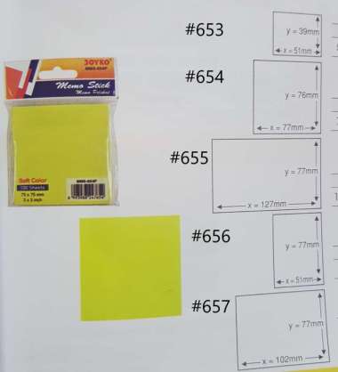 Sticky Note Memo Stick Joyko MMS-653P