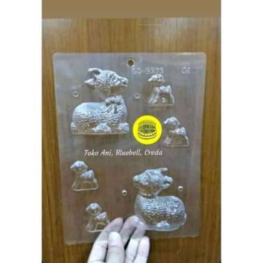 CK Product : Plastic Chocolate Mold 3D Lamb, 3 inch ( 90-2373 )