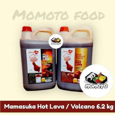 HOT LAVA / VOLCANO 6,2 kg JERIGEN Mamasuka Delisaos Saus Sambal Pedas Hot lava 6,2 kg