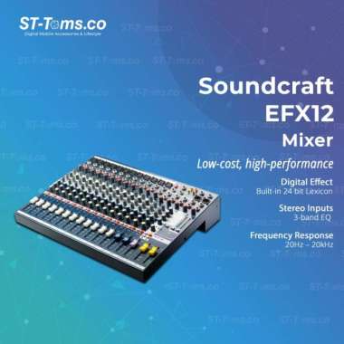 Soundcraft EFX12 EFX 12 Mixer Audio 12 Channel High-performance