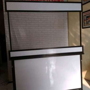 Booth Portable Meja Lipat Rombong Lipat ukuran 1,5 Meter berbahan aluminium cocok untuk jualan makan