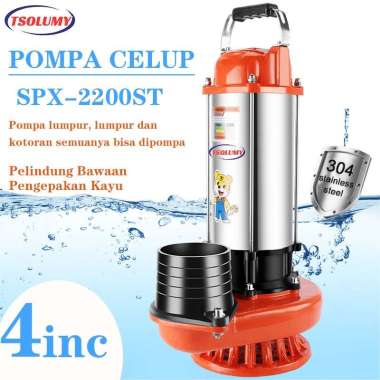 Pompa Celup Air Kotor 2200W Sumbersible Pump 4incn TSOLUMY Pompa LUMPUR