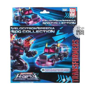 HASBRO, Transformers Legacy Velocitron Speedia Leader Universe Scourge