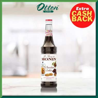 Monin - Syrup Choco Cookies (700 ML) - Sirup Minuman Rasa Kue Coklat