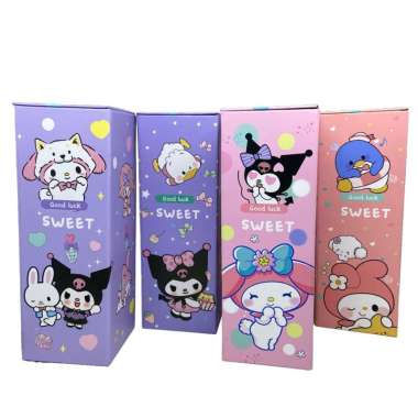 Kotak Pensil Karton Rak Berdiri Tingkat | Pencil Case Box Unik Kuromi 1