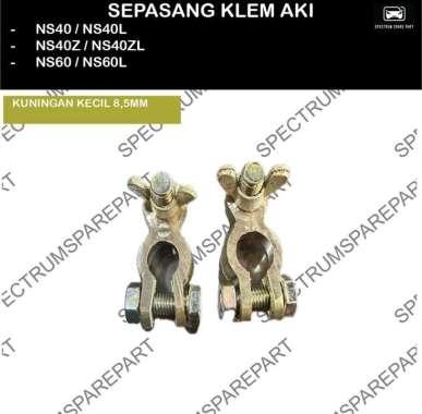 SEPASANG KEPALA AKI KLEM AKI NEPEL AKI KECIL SUPER LOKAL KUNINGAN