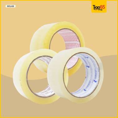 365 Lakban Bening Isolasi Glod Tape Daimaru Tape Greebel Tape (72 Yard - 90Yard) Daimaru 90 Yard