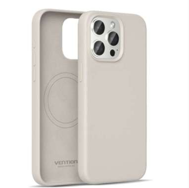Vention Softcase Casing IPhone 13 Series Magnetic Magsafe Liquid Silicone Case IP 13 GRAVEL GREY
