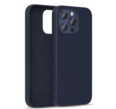 Vention Softcase Casing IPhone 13 Series Magnetic Magsafe Liquid Silicone Case IP 13 MIDNIGHT BLUE