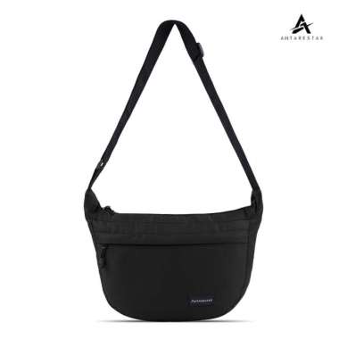 Tas Selempang Pria Wanita Sporty Outdoor Waist Bag ANTARESTAR - Army Green Black