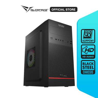 Casing PC Alcatroz Azzura Nex 2000 M-ATX Case Excellent and compact RED