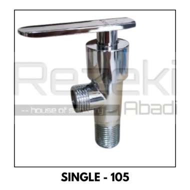 Stop Kran Single Double Stainless Murah - Stop Kran Wastafel - Stop Kran Closet Toilet Single-105