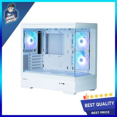 CASING PC ZALMAN P30 INCLUDE 3 ZM-AF120 ARGB FAN WHITE