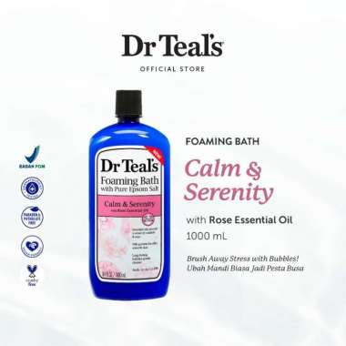 Dr Teal’s Foaming Bath with Pure Epsom Salt – Busa Mandi Relaksasi Rose