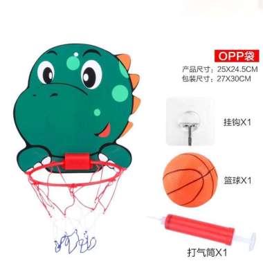 Mainan Anak Bola Basket Dan Ring Basket Gantung Lempar Bola Laki Laki Harimau