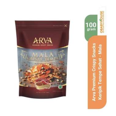 Arva Premium Crispy Snacks Keripik Tempe Sehat 100 gr - Mala