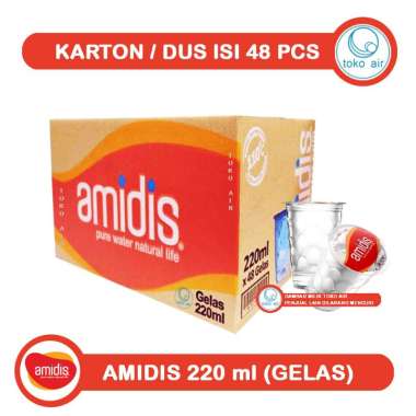 Amidis 220 ml Gelas Cup - Air Minum Distilasi