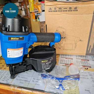 CN55 MOLLAR ALAT MESIN PAKU TEMBAK COIL AIR NAILER STAPLES PALLET KAYU