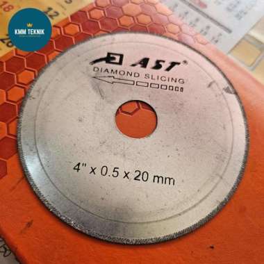 AST DIAMOND CUTTING WHEEL 4" 105MM X 0.5MM POTONG KACA INTAN BATU