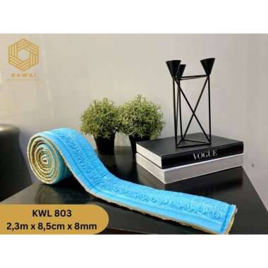Kawaii Wallpaper - Wallpaper Dinding 3D List Dekoratif Foam / wallpaper 3D Foam 2,3m x 8,5cm tebal 8