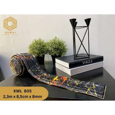 Kawaii Wallpaper - Wallpaper Dinding 3D List Dekoratif Foam / wallpaper 3D Foam 2,3m x 8,5cm tebal 8