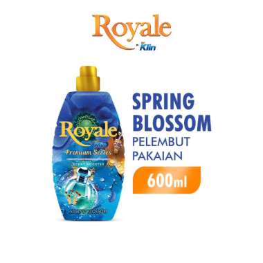 Royale Softener Spring Blossom Botol Pelembut & Pelicin Pakaian 600 mL