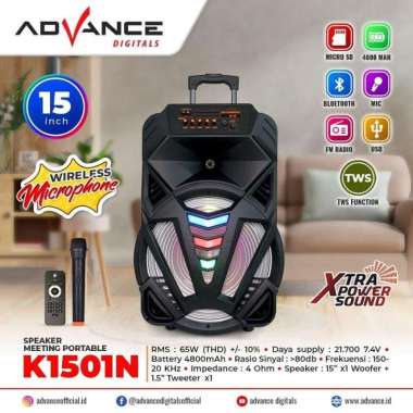Advance K1501N 15 INCH Speaker Meeting Bluetooth / SPEAKER AKTIF