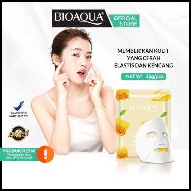 BIOAQUA Sheet Mask Hydrating Essence Face Mask Brightening Moisturizing Cream Honey