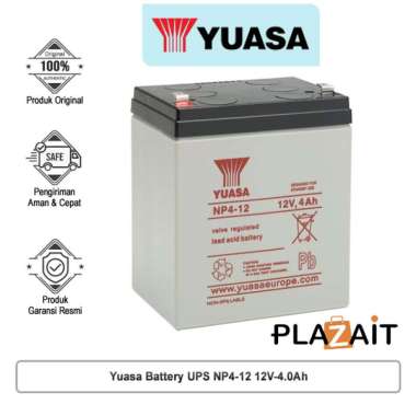 Yuasa Battery UPS NP4-12 12V-4.0Ah Aki