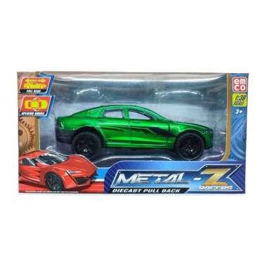 Mainan Emco Metal Z 1:36 Diecast Mobil Pull Back V2 Maisto Green