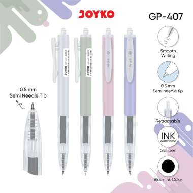 Gel Pen Pulpen Pena Joyko GP-407 0.5 mm