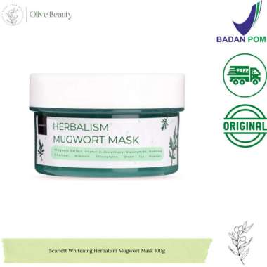 Scarlett Whitening Herbalism Mugwort Mask 100g