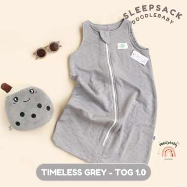 Doodle Baby Sleep Sack Timeless | Selimut Kantong Tidur Bayi GREY 1.0 TOG S