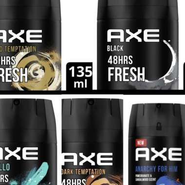 Axe Deodorant Body Spray Dark Temptation 150ml 135 ML - Axe Apollo